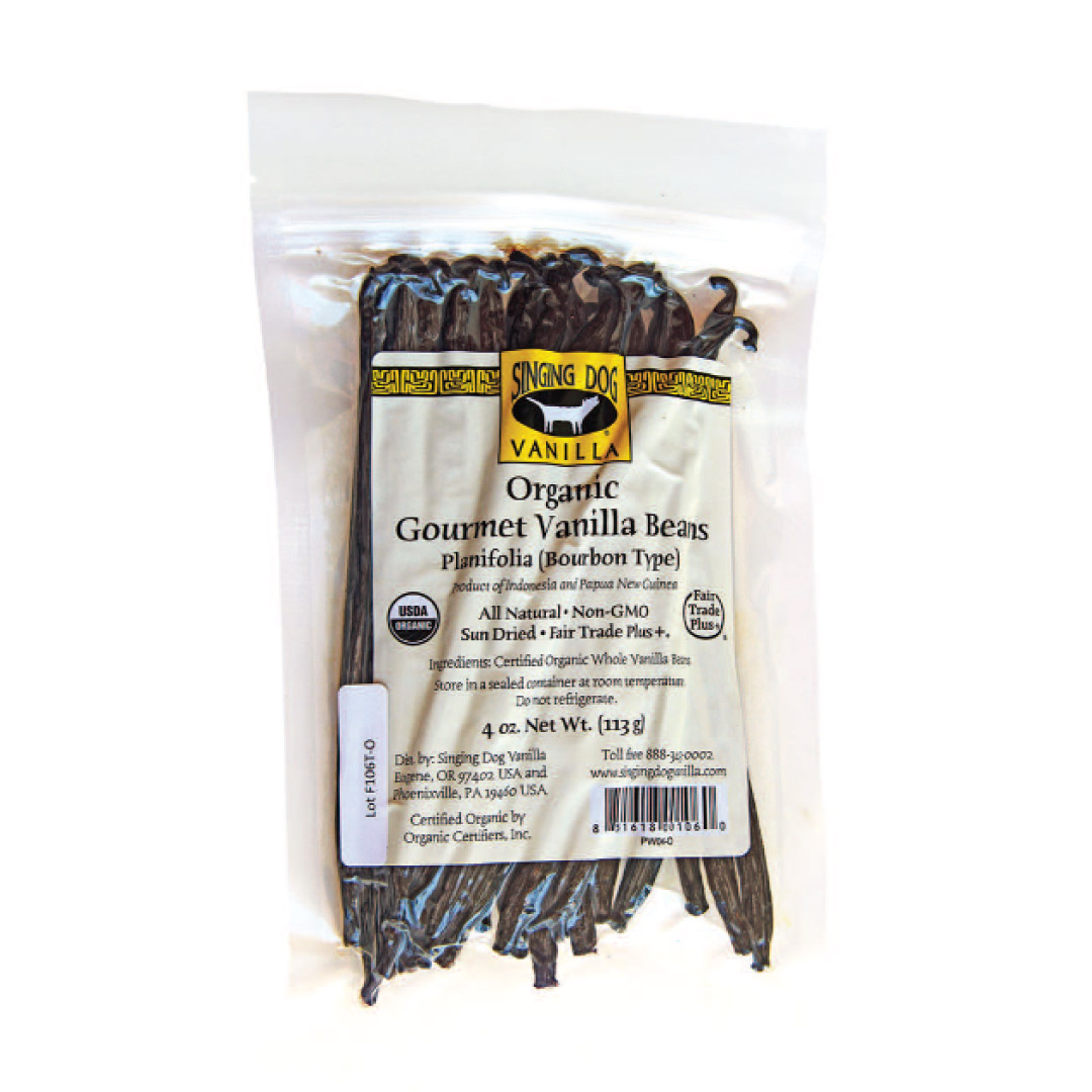 Organic Vanilla Beans, 1/4 Pound